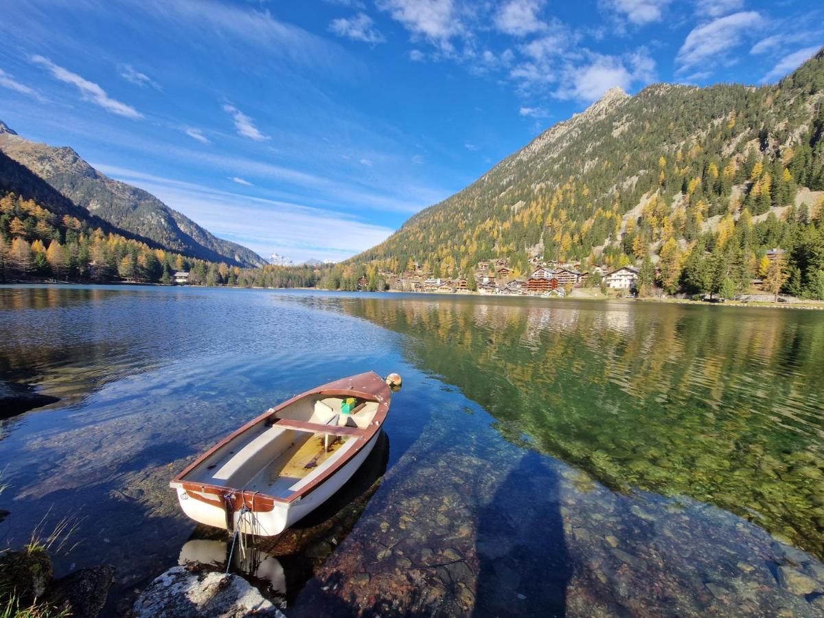 Superbe Appartement Champex-Lac Avec Piscine Et Sauna Exteriör bild