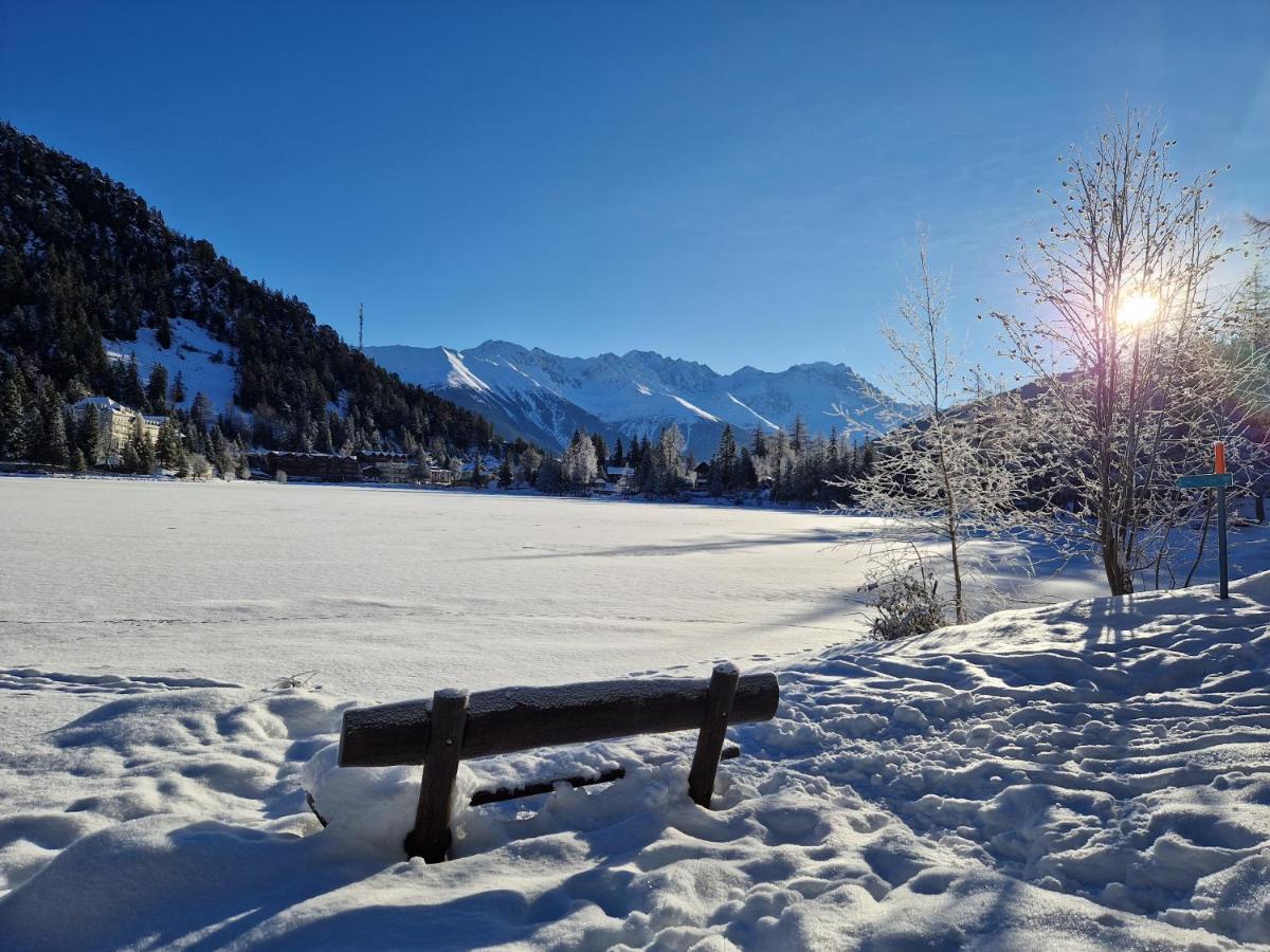 Superbe Appartement Champex-Lac Avec Piscine Et Sauna Exteriör bild