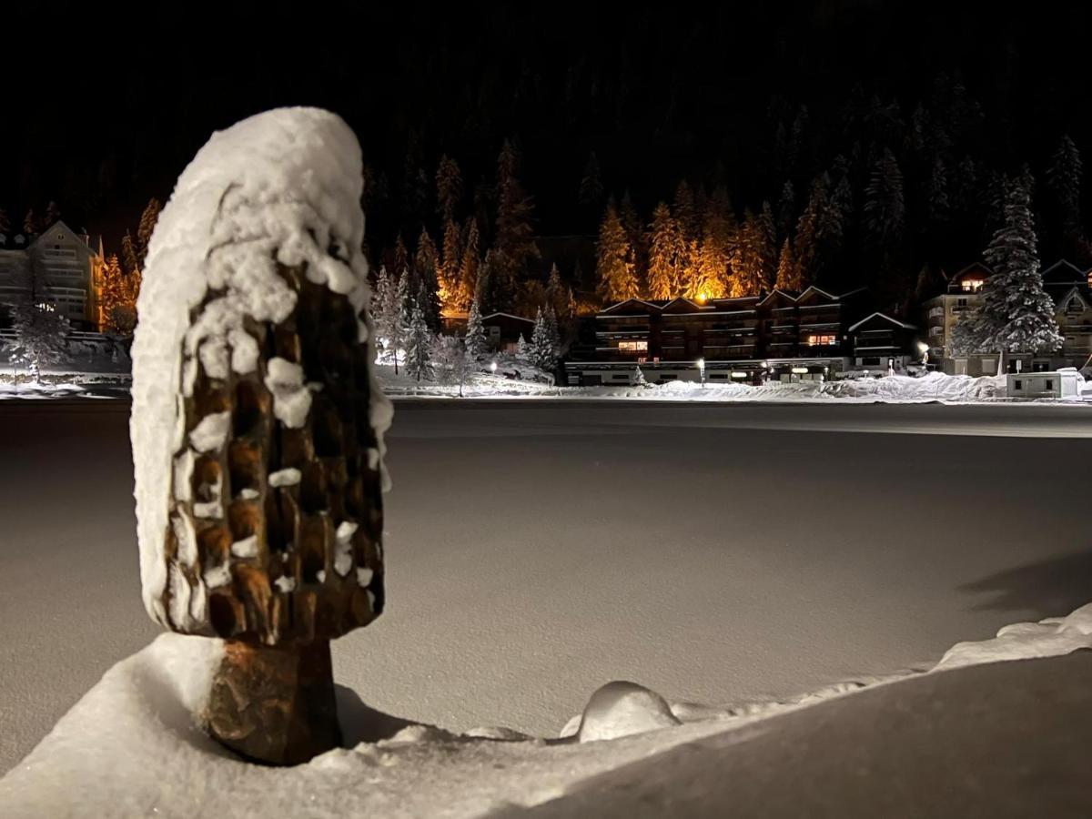 Superbe Appartement Champex-Lac Avec Piscine Et Sauna Exteriör bild