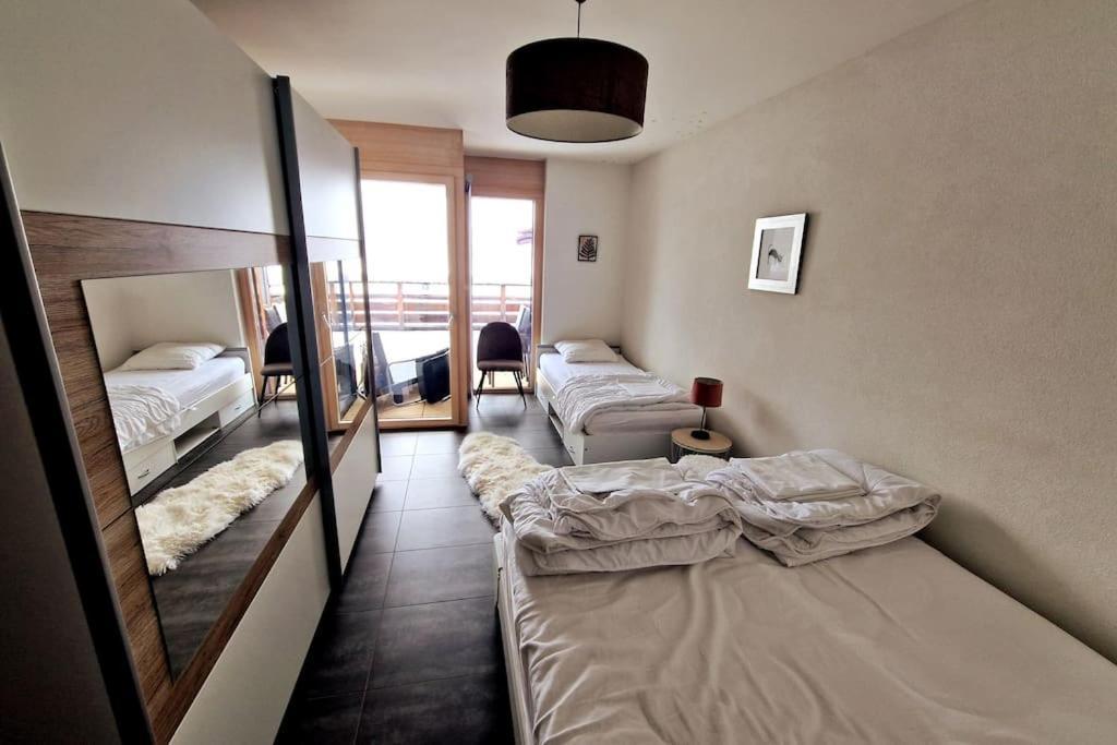 Superbe Appartement Champex-Lac Avec Piscine Et Sauna Exteriör bild