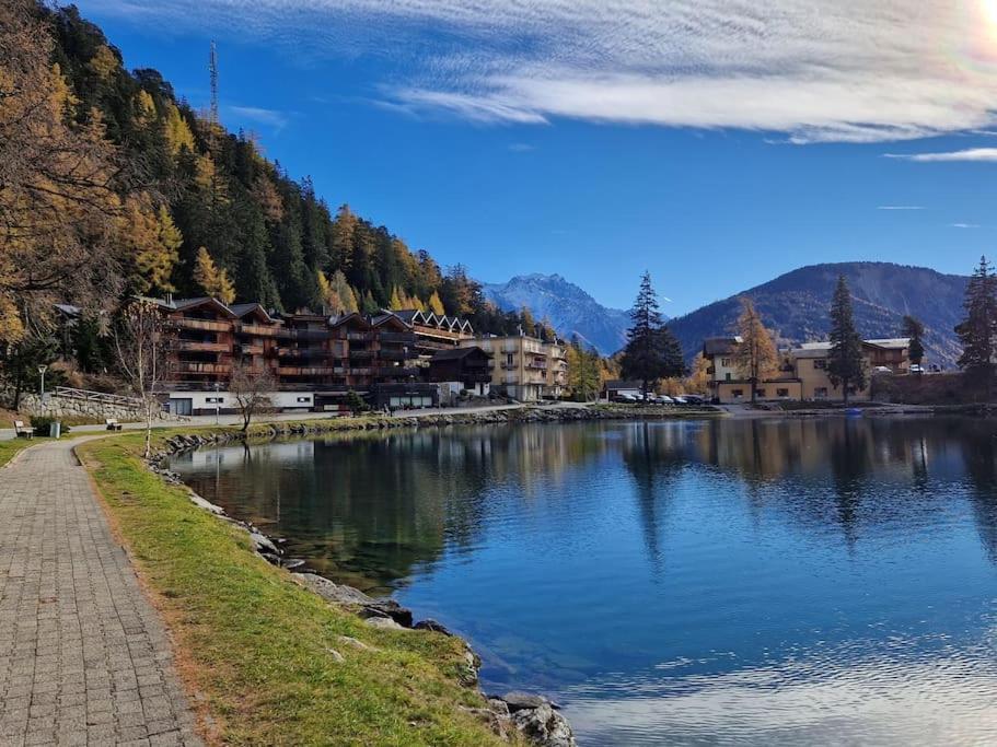 Superbe Appartement Champex-Lac Avec Piscine Et Sauna Exteriör bild