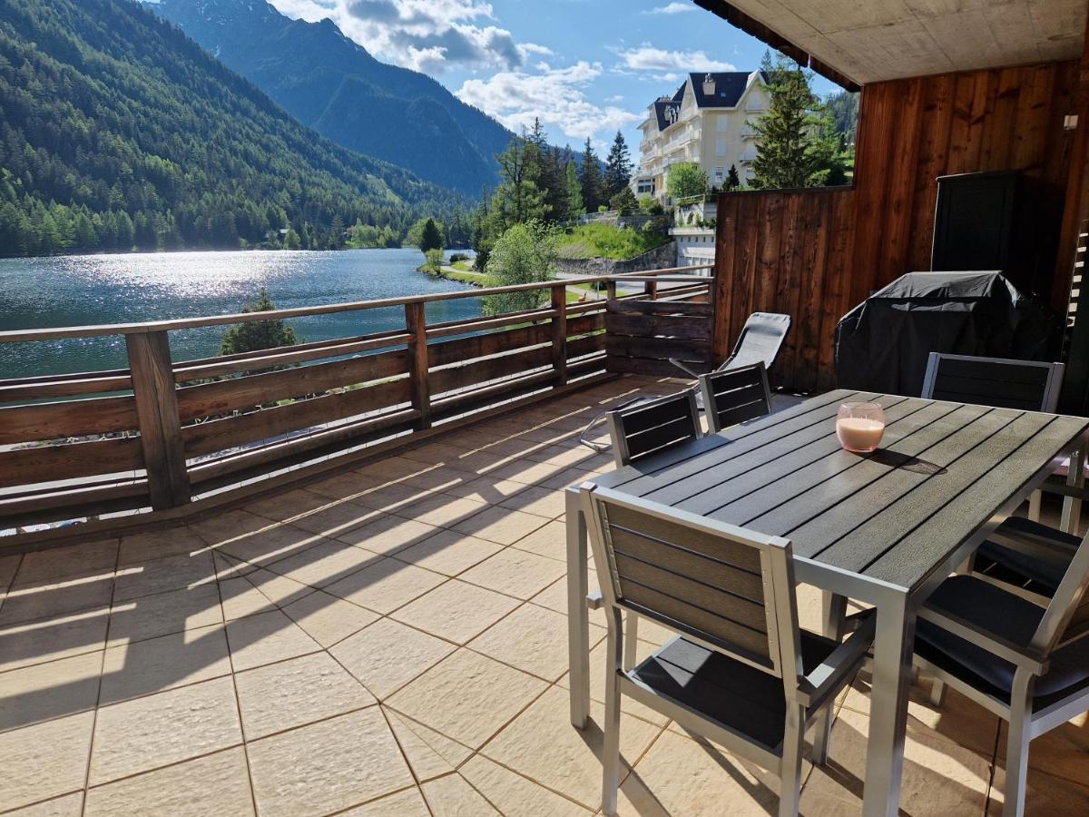 Superbe Appartement Champex-Lac Avec Piscine Et Sauna Exteriör bild