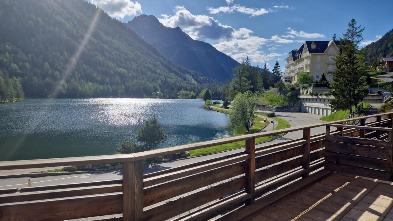 Superbe Appartement Champex-Lac Avec Piscine Et Sauna Exteriör bild